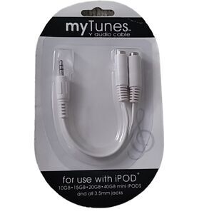 My Tunes Y audio Cable for use with iPOD